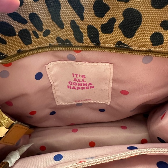 Stella & Dot leopard print top handle bag - Picture 4 of 11